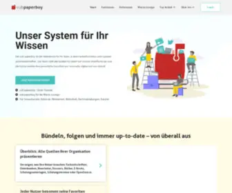 Vubpaperboy.de(Unser System für Ihr Wissen) Screenshot