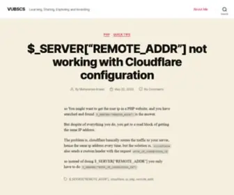 Vubscs.com(Learning, Sharing, Exploring and Investing) Screenshot