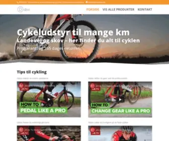 Vuc4You.dk(Her finder du alt til cyklen) Screenshot