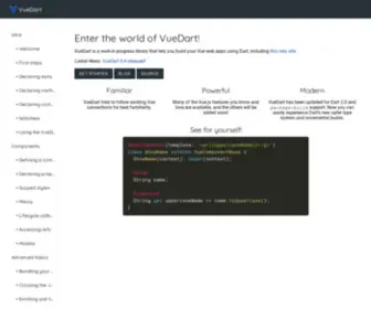 Vuedart.dev(Vuedart) Screenshot