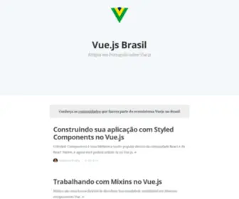 Vuejs-Brasil.com.br(Vue.js Brasil) Screenshot