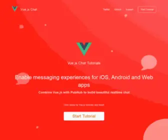 Vuejs.chat(Vue.js Chat Tutorials) Screenshot