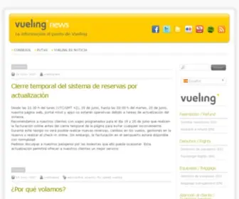 Vuelingnews.com(La información al punto de Vueling) Screenshot