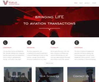 Vueloaviation.com(Vuelo Aviation Capital) Screenshot