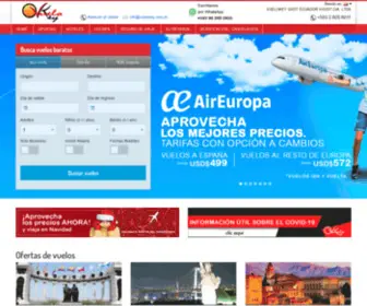 Vuelokey.com.ec(Vuelokey Ecuador) Screenshot
