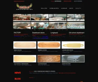 Vueloskateboards.com(Our factory) Screenshot