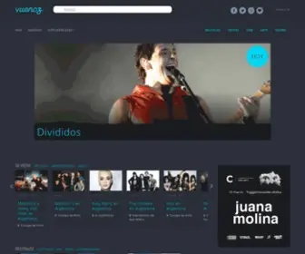 Vuenosairez.com(VUENOZ, la Agenda de Salidas número uno de Argentina) Screenshot