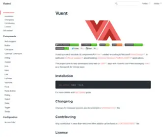 Vuentjs.org(Vuent) Screenshot