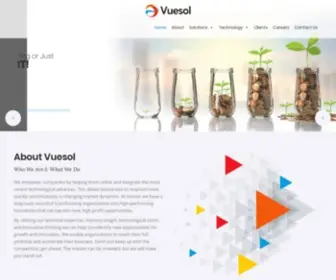 Vuesol.com(IT Consulting Services and Mobile App Development) Screenshot