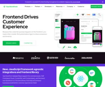 VueStorefront.io(Frontend as a Service for composable commerce) Screenshot