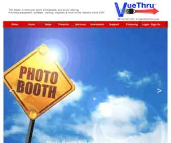 Vuethru.com(3D & Flip Photos and Photo Booth Equipment) Screenshot