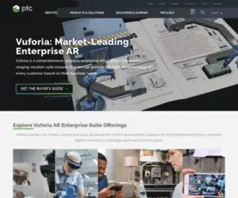 Vuforia.com(Vuforia Enterprise Augmented Reality (AR) Software) Screenshot