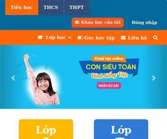 Vuihoc.vn(Nền tảng học online hàng đầu cho lớp 1) Screenshot