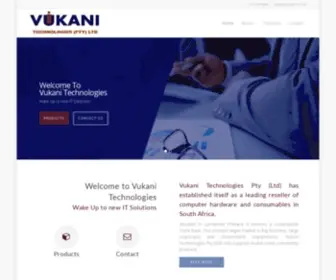 Vukanitech.co.za(Vukani technologies Pty(Ltd)) Screenshot