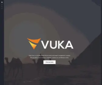 Vukatours.co.za(Vuka Tours) Screenshot