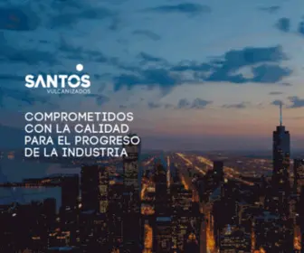 Vulcanizadossantos.com(Fabricacion de piezas de caucho de alta precision) Screenshot