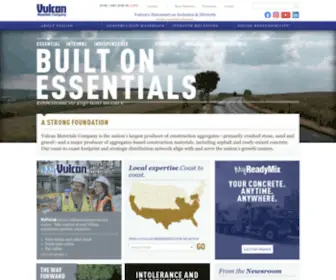 Vulcanmaterials.com(Vulcan Materials Company) Screenshot