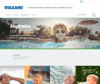 Vulcano-SA.com(Piscinas, tratamientos de agua, hidromasajes y bombas de agua) Screenshot