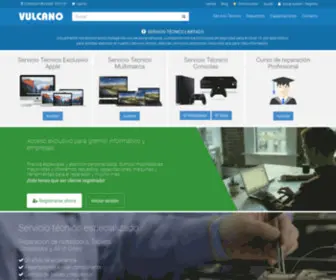 Vulcano.com.ar(Vulcano Notebooks) Screenshot