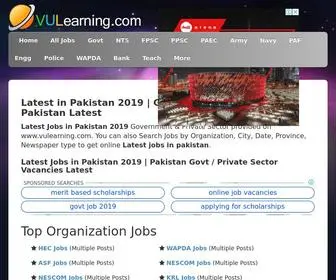 Vulearning.com(Fpsc Jobs) Screenshot