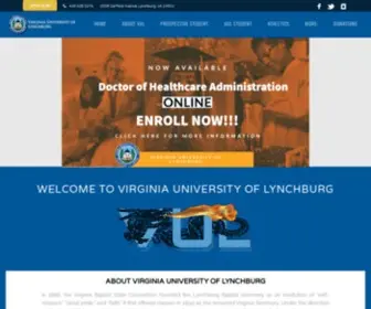 Vul.edu(Virginia University of Lynchburg) Screenshot