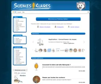 Vulgarisation-Scientifique.com(Sciences Claires) Screenshot