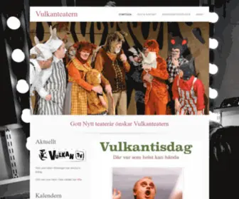 Vulkanteatern.se(Välkommen) Screenshot