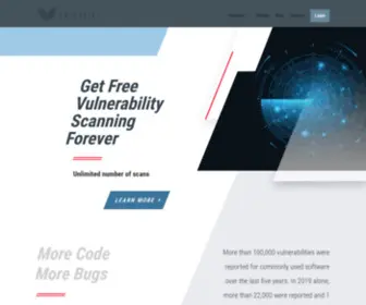 Vulkyrie.com(Free Vulnerability Scanning Forever) Screenshot
