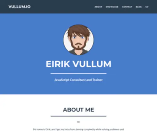 Vullum.io(Eirik Vullum) Screenshot