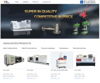 Vulmac.com(Shanghai Vulcan Machinery Co) Screenshot