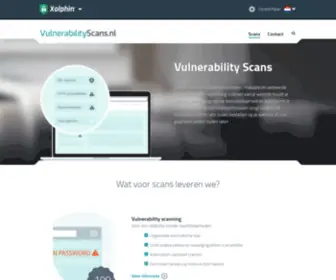 Vulnerabilityscans.nl(Vulnerabilityscans) Screenshot