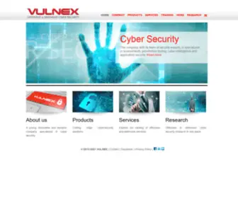 Vulnex.com(Offensive & Defensive Cyber Security) Screenshot