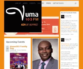 Vumafm.co.za(Vuma 103 FM) Screenshot