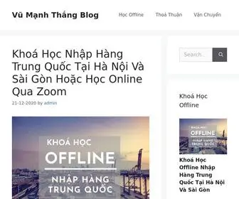 Vumanhthang.cc(Vũ Mạnh Thắng Blog) Screenshot