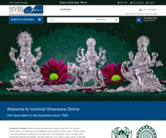 Vummidisilverware.com(Vummidi Silverware Chennai) Screenshot