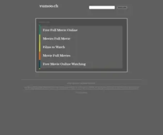 Vumoo.ch(Free Movies to Stream Online) Screenshot