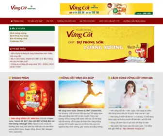 Vungcot.vn(Vững Cốt Vinh Gia: Xương chắc khỏe dẻo dai nhờ MK7(vitamin K2)) Screenshot