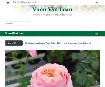 VuonhongVanloan.com(Kỹ thuật trồng Hồng và chăm sóc hoa Hồng) Screenshot