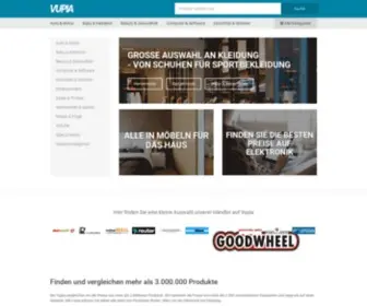 Vupia.de(Finden und vergleichen mehr als 3.000.000 Produkte) Screenshot