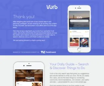 Vurb.com(Find and save things to do) Screenshot