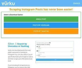 FREE Instagram Post Downloader: Vurku.com at StatsCrop