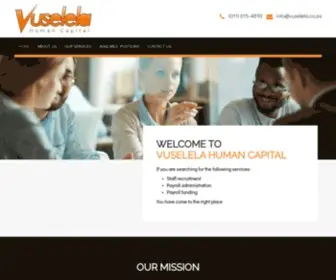 Vuselela.co.za(Payroll Administration) Screenshot