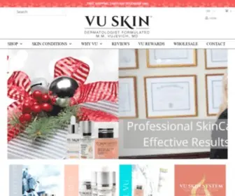 Vuskinsystem.com(VU Skin System) Screenshot