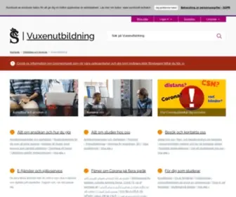 Vuxenutbildning.org(Vuxenutbildning) Screenshot