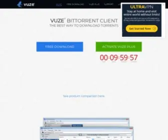 Vuze.com(Vuze Bittorrent Client) Screenshot