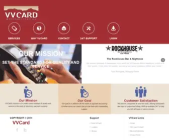 VVcard.com(VVCard Merchant Card Services) Screenshot