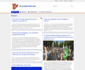 VVD-Utrecht.nl(VVD De Utrechtse VVD) Screenshot