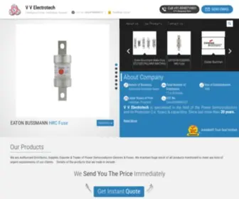 VVelectrotech.net(V V Electrotech) Screenshot