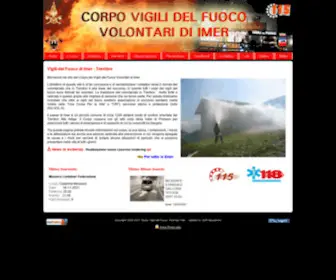 VVfimer.it(Corpo Vigili del Fuoco Volontari di Imer) Screenshot