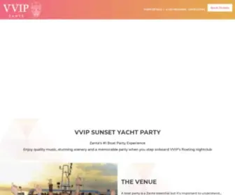 VVipeventszante.com(Voted the Best Boat Party in Europe the VVIP Yacht Party) Screenshot